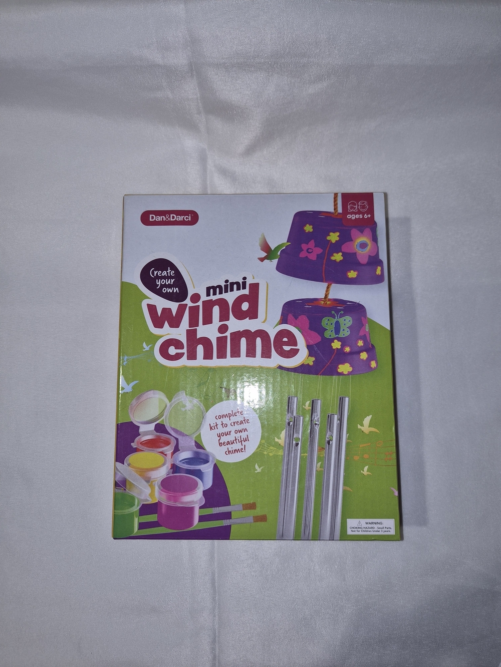 Dan & Darci Mini Wind Chime Craft Kit - Purple/Green